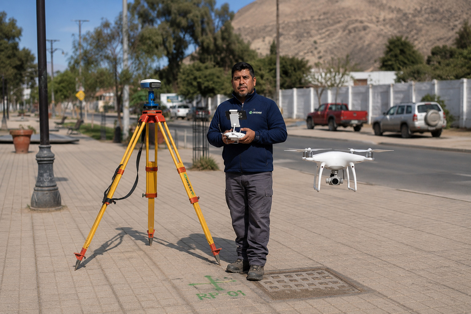 Replanteo y medición GNSS en obra
